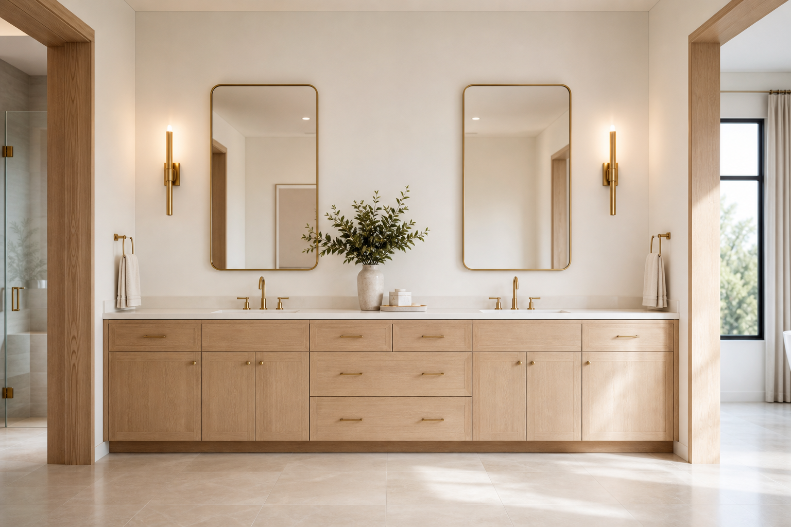 How Do I Design a Bathroom for Two People Who Use It at the Same Time?