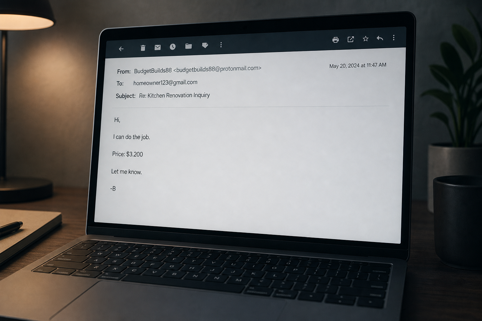 What Are the Red Flags in a Contractor's Very First Email?