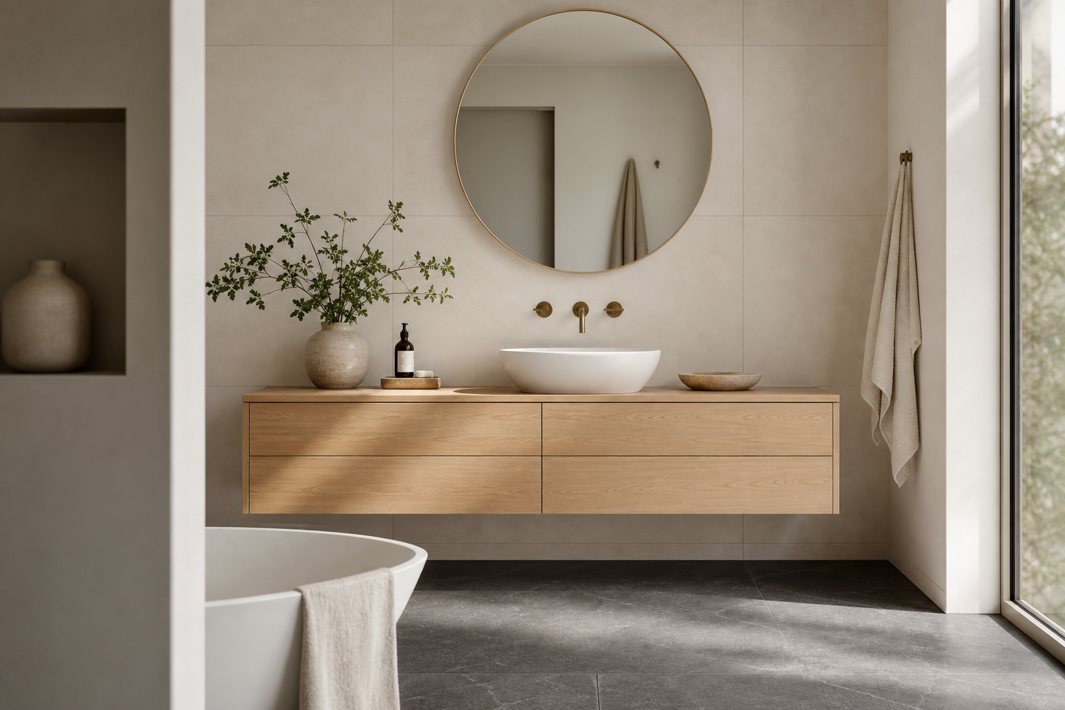How Many Materials Is Too Many in One Bathroom?