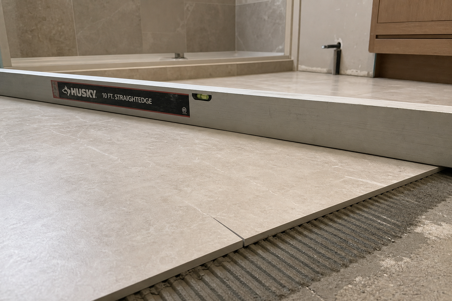 Why Does Large-Format Tile Require a Flatter Wall, and What Happens If It Isn't?