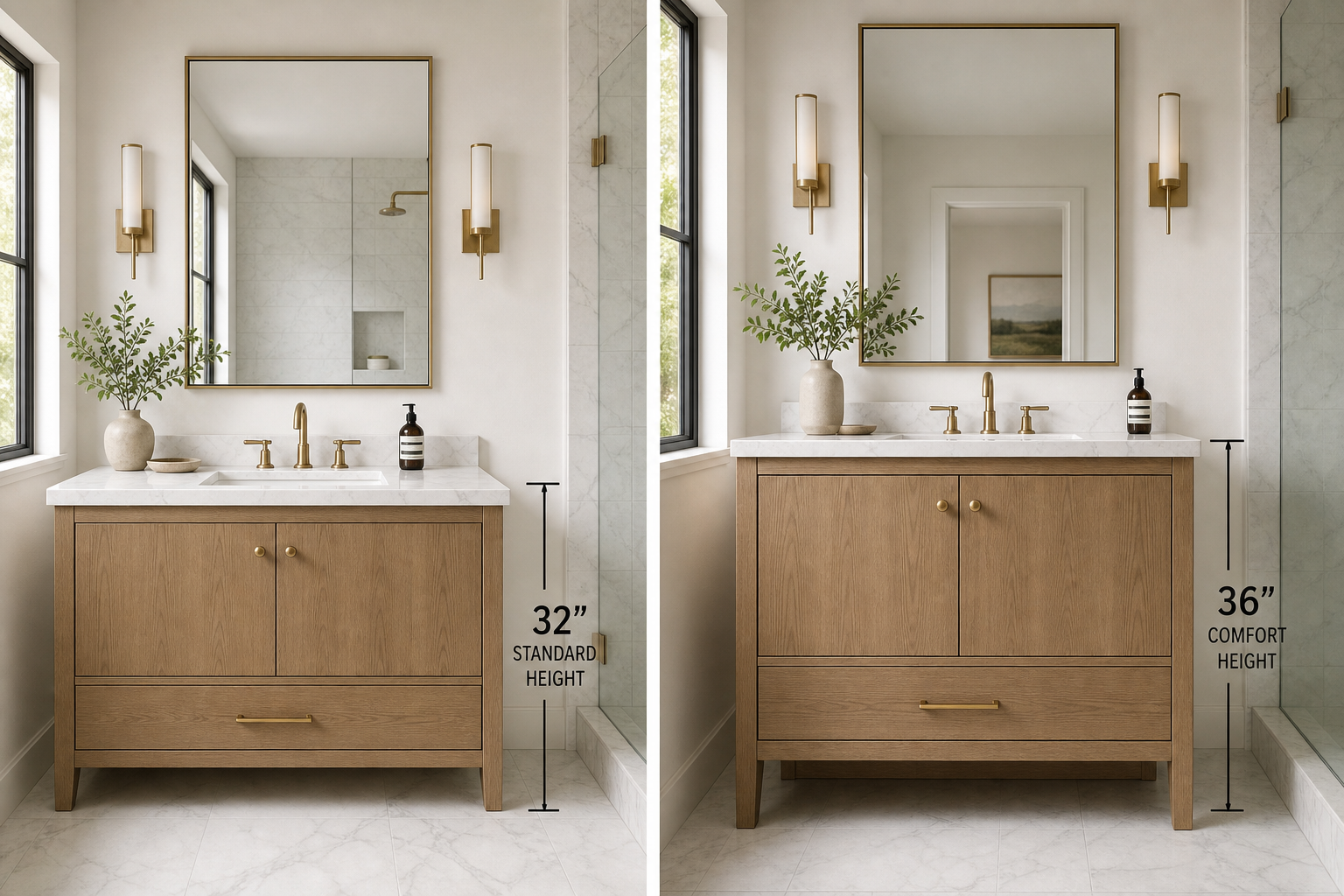 What's the Right Height for a Vanity — and Why Is the Standard Wrong for So Many People?
