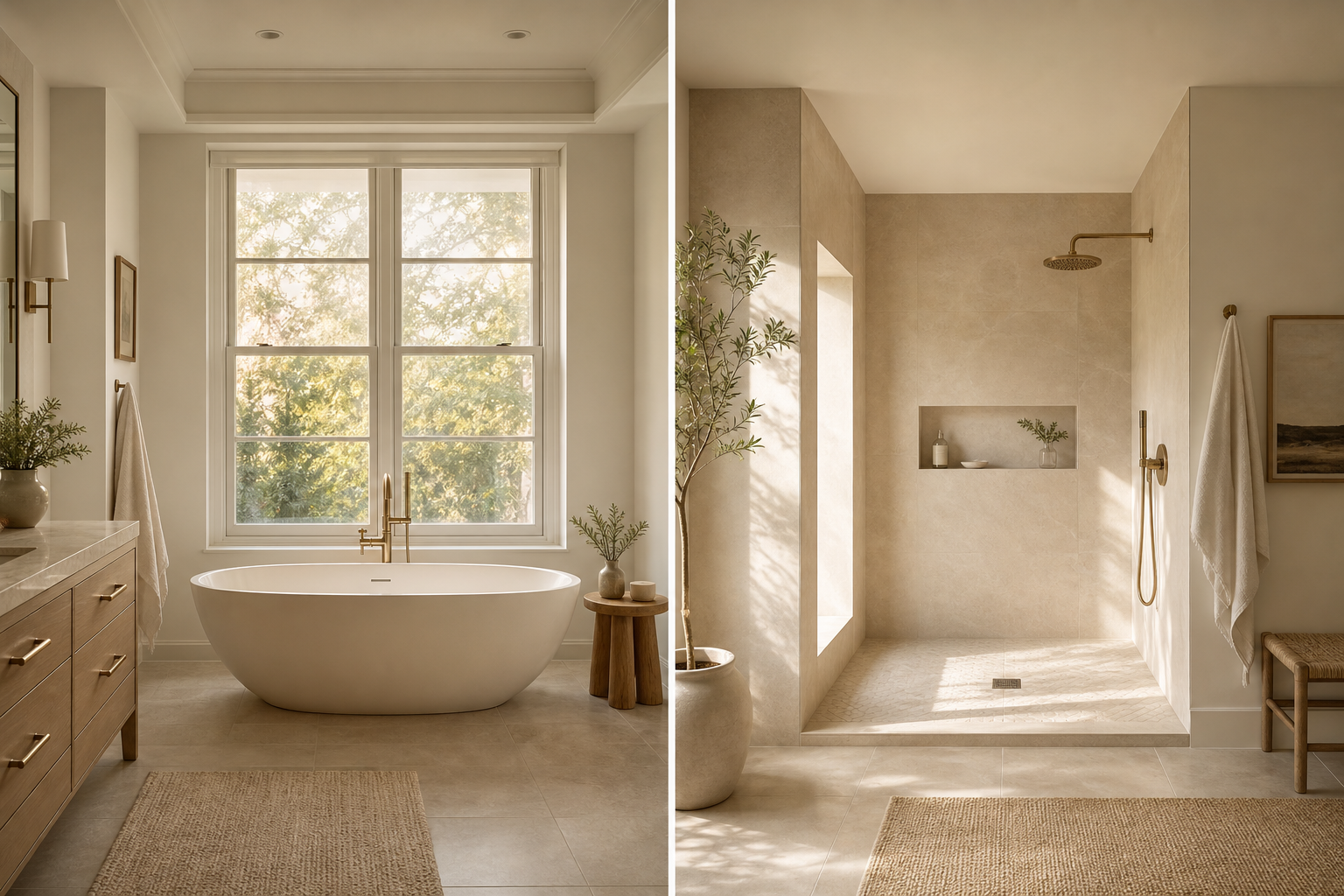 How Do I Decide Between a Tub and a Large Shower in a Primary Bath?